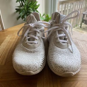 ADIDAS alphabounce Lightweight Mesh printed athletic youth running shoes